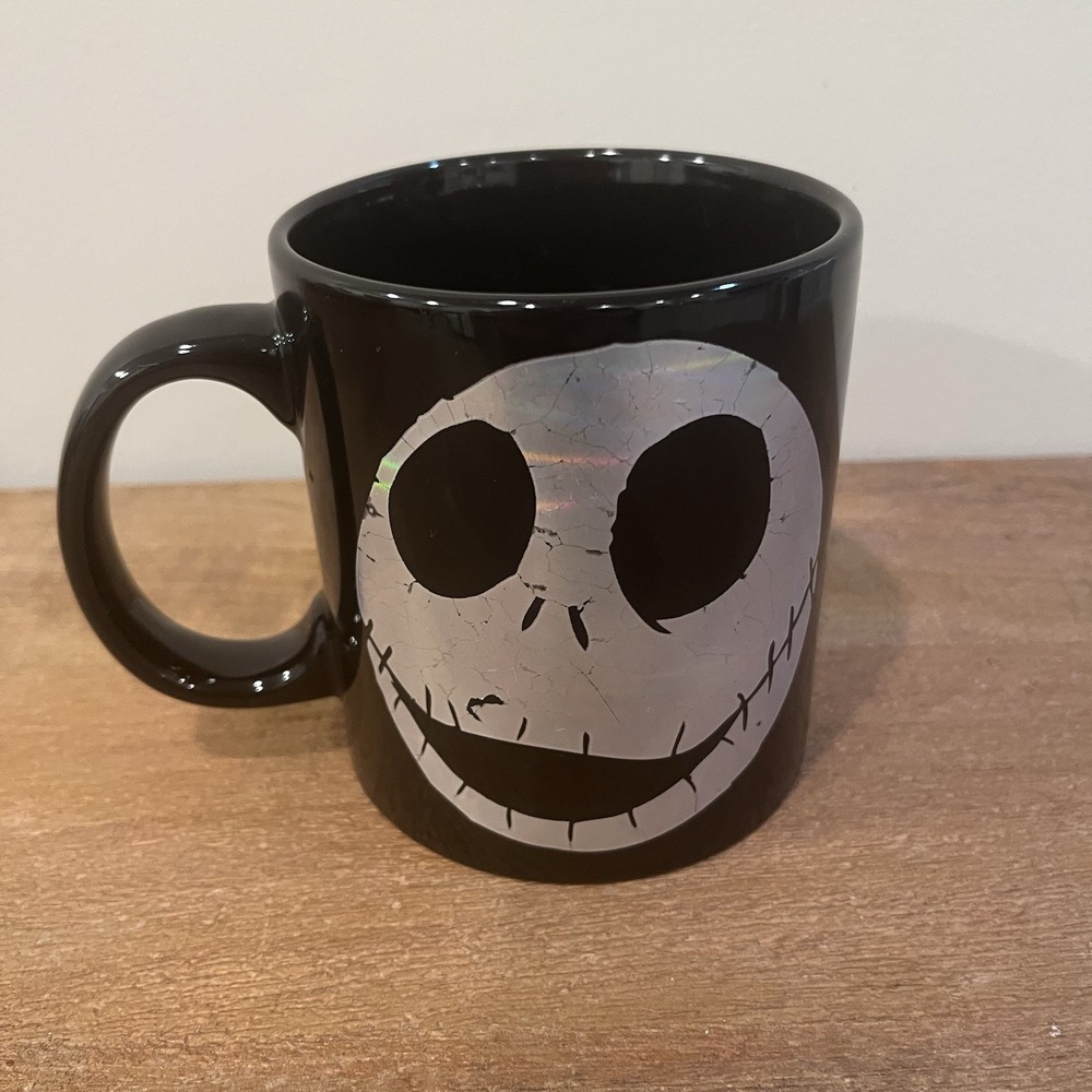 Disney Nightmare Before Christmas Jack Skellington 20 oz Mug Silver Buffalo